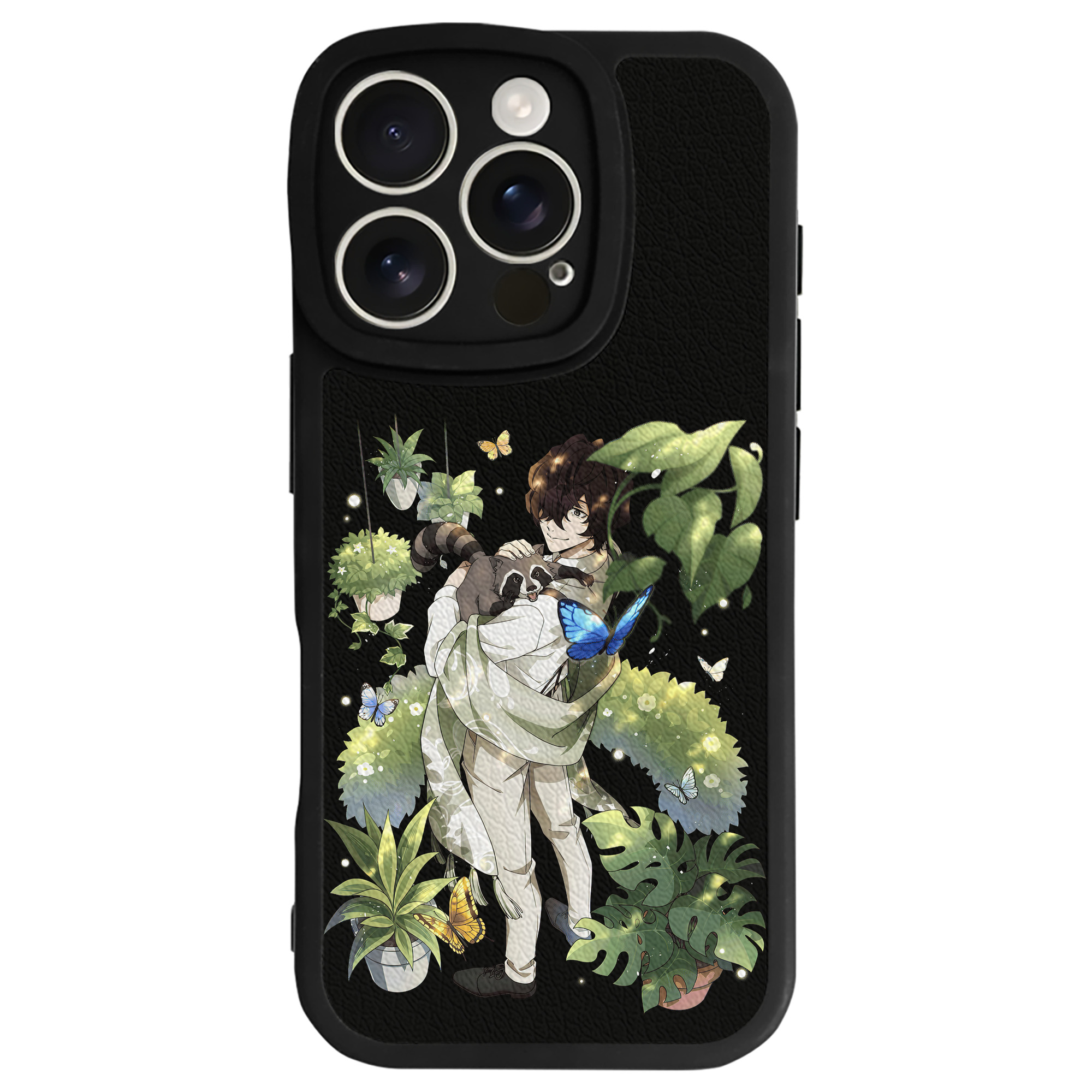 （画像用） 文豪ストレイドッグス Bungo Stray Dogs 【iPhone 16シリーズ対応】シリコンスマホケース（レザー調） 材質：シリコン